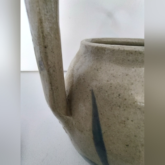 Sonny Fletcher Delph Blue Daisy vintage pottery pitcher W/ lid - Picture 7 of 11